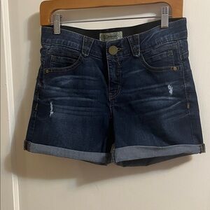 Democracy Dark Blue Jean Shorts